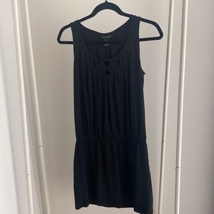 {White House/Black Market} Beaded neckline LBD